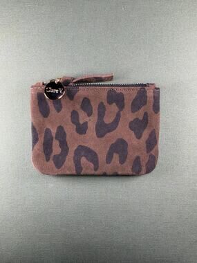 Brown Leopard Clare V. Coin Clutch - NWOT